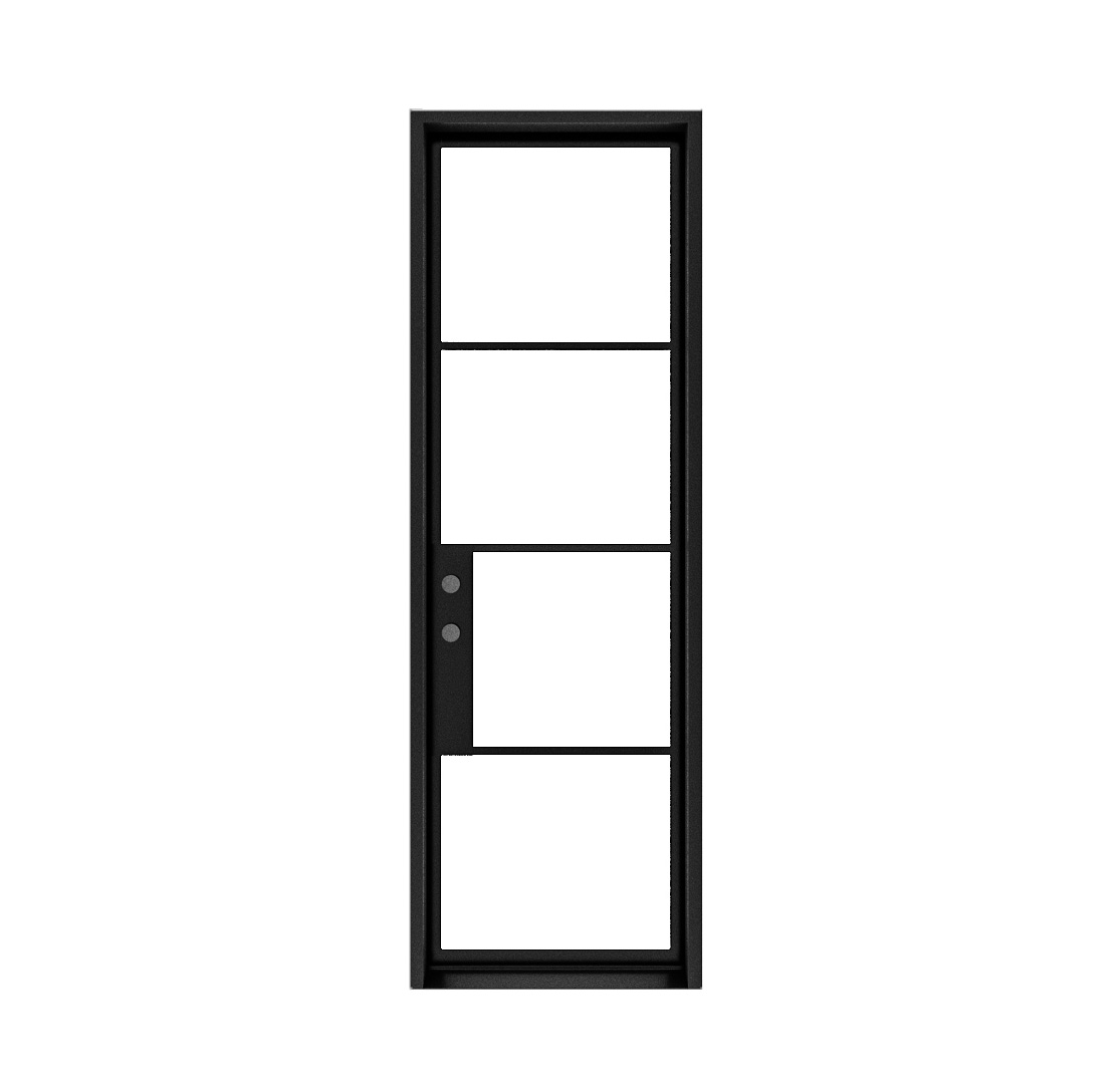 Stellar Bold™ Hurricane High Velocity Impact 4 light Single Door 32” x 96”