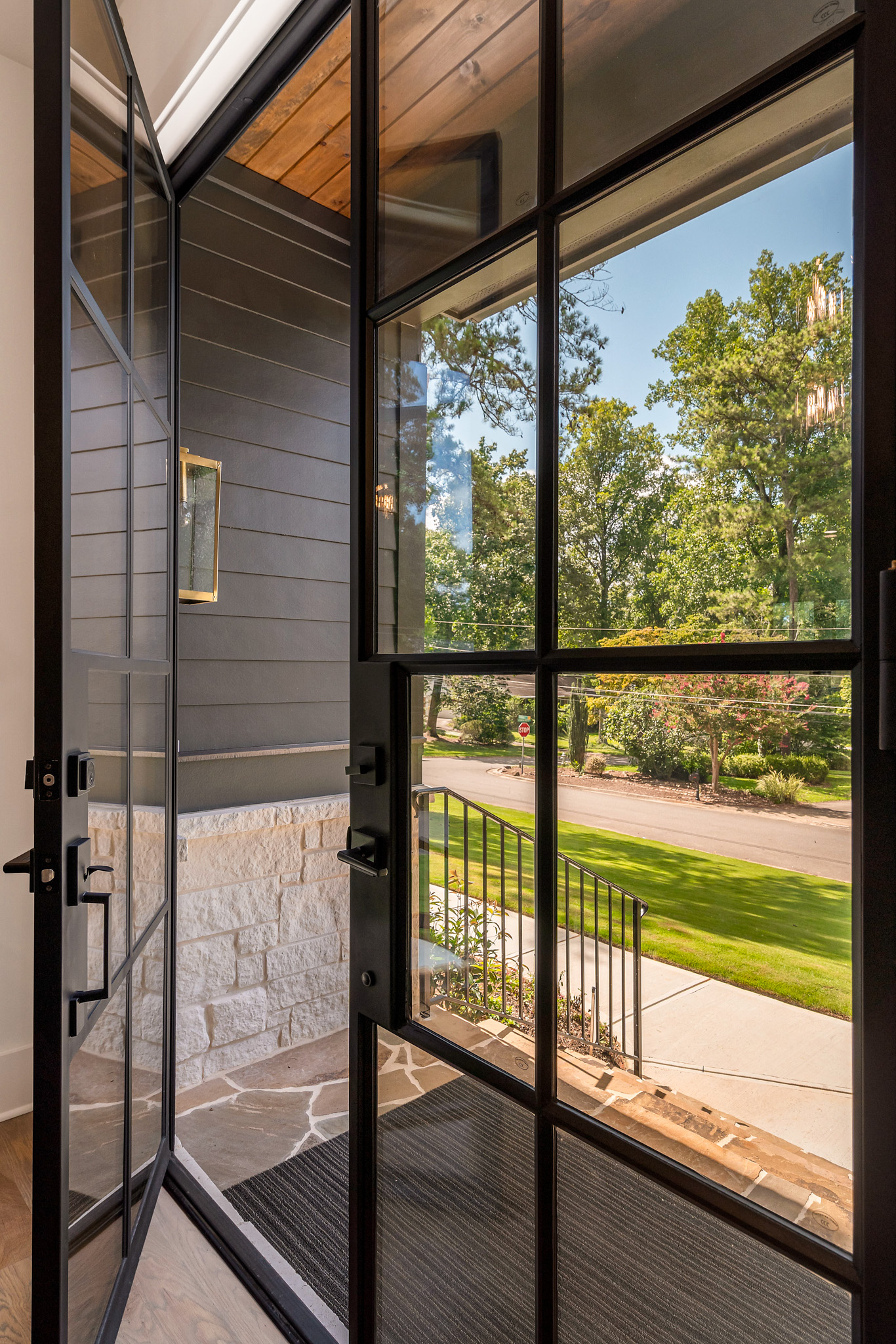 Luxury Steel Front Double Door