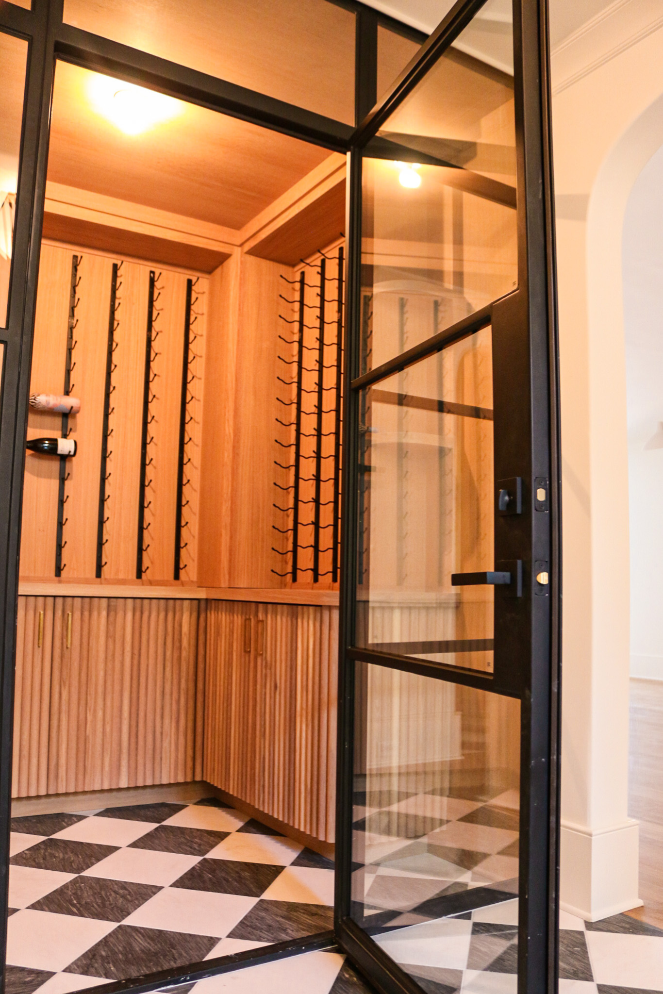 Luxury Steel Door on Wine Cellar